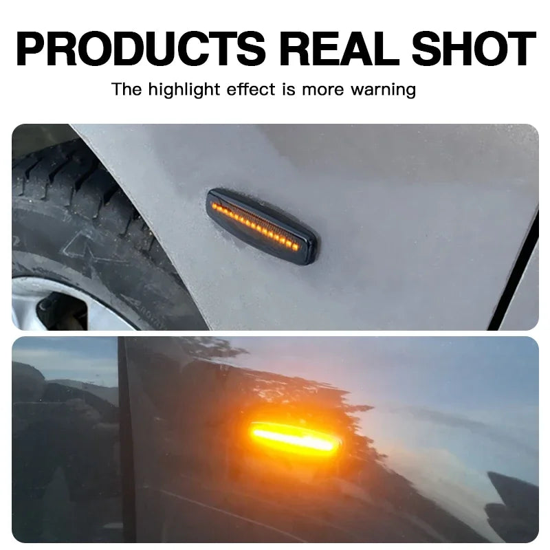 2PCS LED Side Marker Turn Signal Lights Canbus For Infiniti FX30d FX35 FX37 FX50 G25 G35 G37 JX35 M25 M35 Q40 Q60 Q70 QX50 QX60