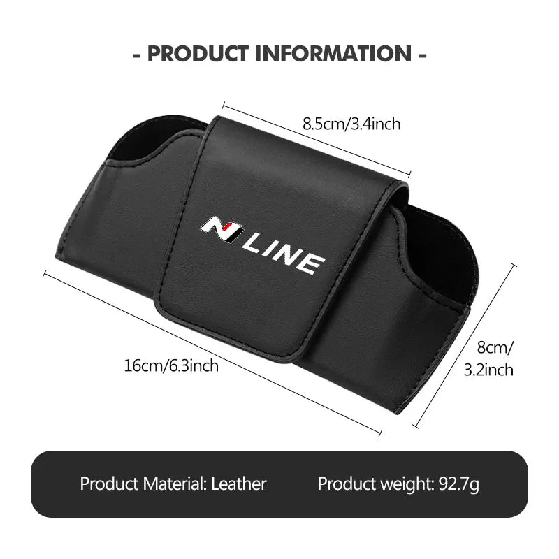 For Hyundai Car Glasses Case Sunglasses Storage Box Clip N Line i20 i30 Sonata Tucson Azera Elantra Veloster