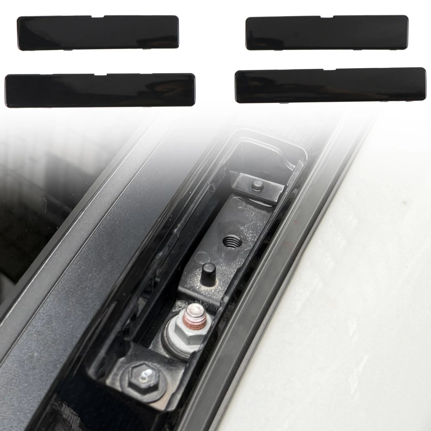 for Toyota RAV4 XA50 2019-2025 ABS Roof Rails Racks Cap Cover Shell Roof Side Garnish Lid Car Accessories 4PCS