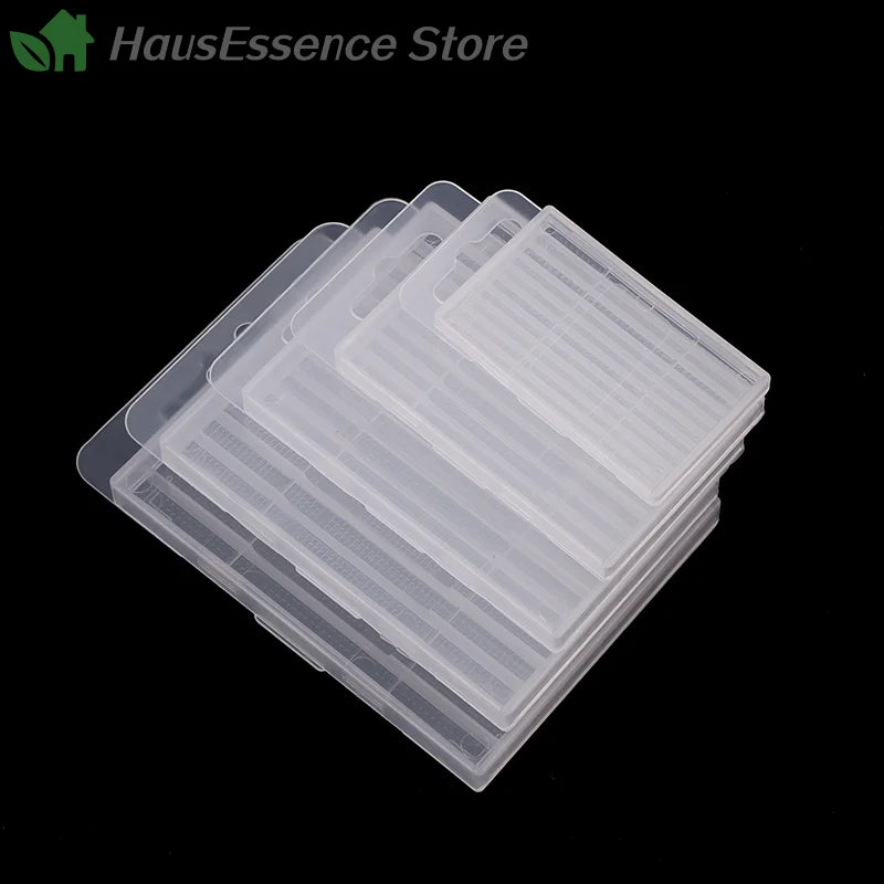 ※Plastic Twist Drill Empty Box Storage Box Toolbox Tool Accessories Woodworking Drill Bit 5/10 Hole Transparent Packaging Case
