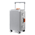 Travel Luggage aluminum frame 20-inch carry-on trolley suitcase 26-inch wide handle men women students 24-inch password luggage
