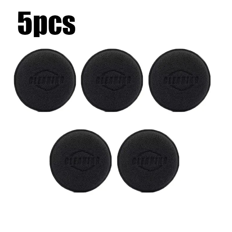 5/10pcs Car Foam Sponge Wax Applicator Cleaning Detailing Pads Car Waxing Polishing Pad Home Car Wash Care 10cm Car Cleaning Kit