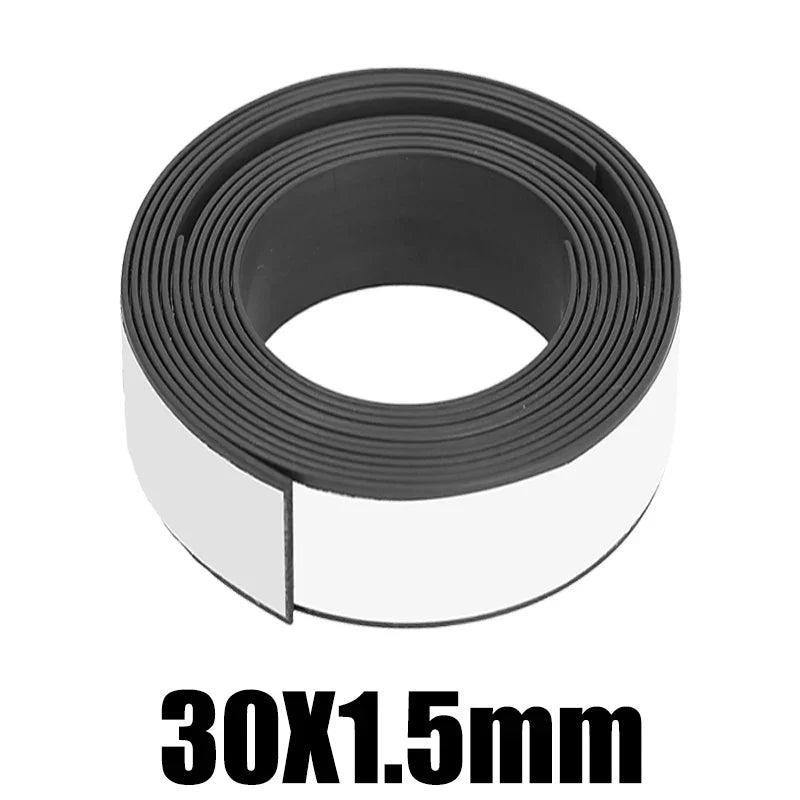 Self Adhesive Magnetic Tape Cuttable Rubber Magnetic Strip For Fridge Wall DIY Photo Poster Fixing Tape Home Office Storage Tool