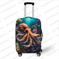 18-32 Inch Dolphin / Turtle / Octopus/ Starfish Pattern Luggage Cover Ocean Animal Suitcase Protective Covers Travel Accessories