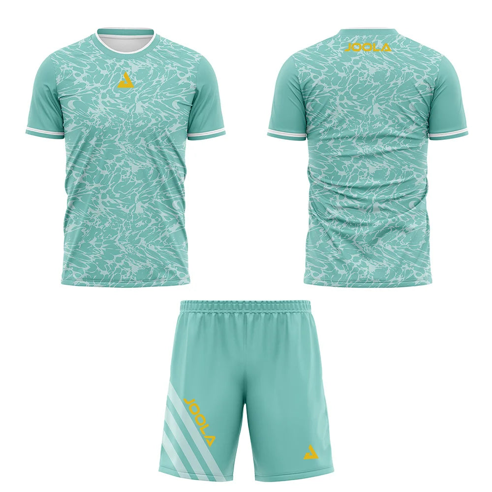 2026 Breathable Quick-drying Men's Table Tennis Apparel Short-sleeved T-shirt And Shorts Set Badminton Drawstring Pocket Shorts