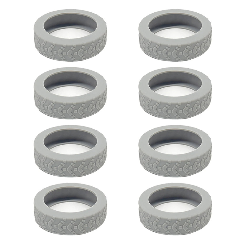 8PCS Silicone Suitcase Wheel Protection Case,Low Noise Trolleys Case Wheels Protector,Universal Wheels Guard Cover Accessories