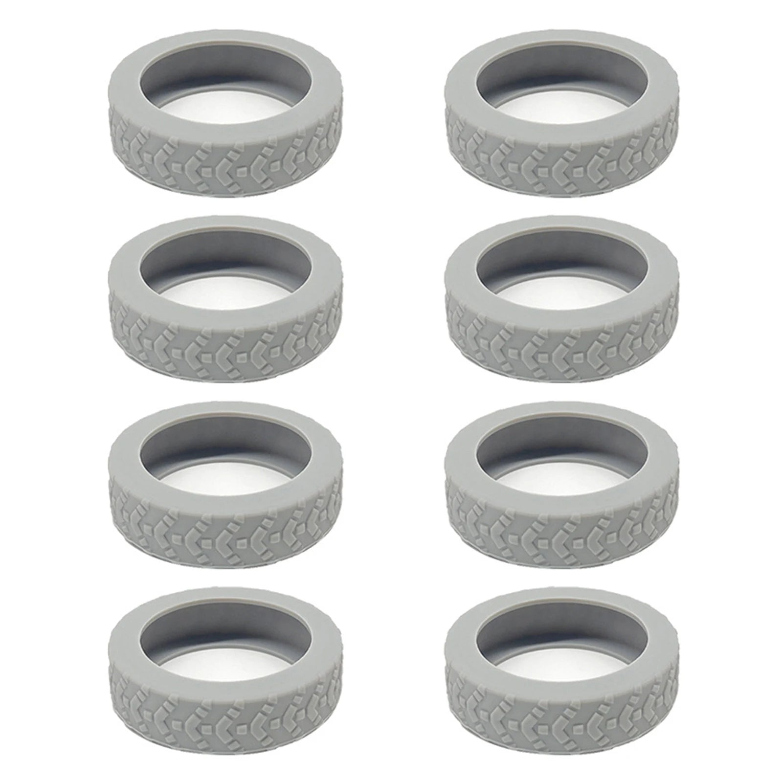 8PCS Silicone Suitcase Wheel Protection Case,Low Noise Trolleys Case Wheels Protector,Universal Wheels Guard Cover Accessories