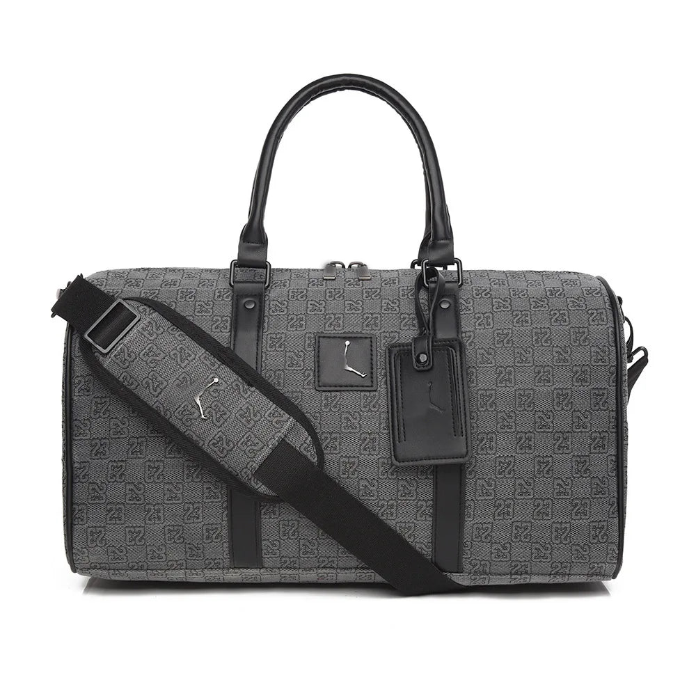 Lightweight Large Capacity Sports Fitness Bag for Travel And Business Trip Unisex Casual Travel Style Breathable PU Material