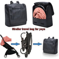 Stroller Travel Backpack Waterproof Black Thickend Storage Bag Airplane Bag Fits for Yoyo/Yoyo2/Yoyo3/Yoya Stroller Accessories