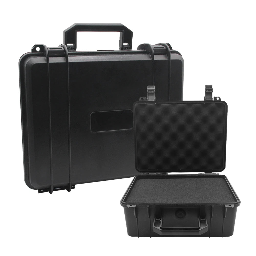 Waterproof Hard Toolbox Safety Protector Box Portable Organizer Hardware Storage Pistol Case With Pre-cut Sponge Storage Box