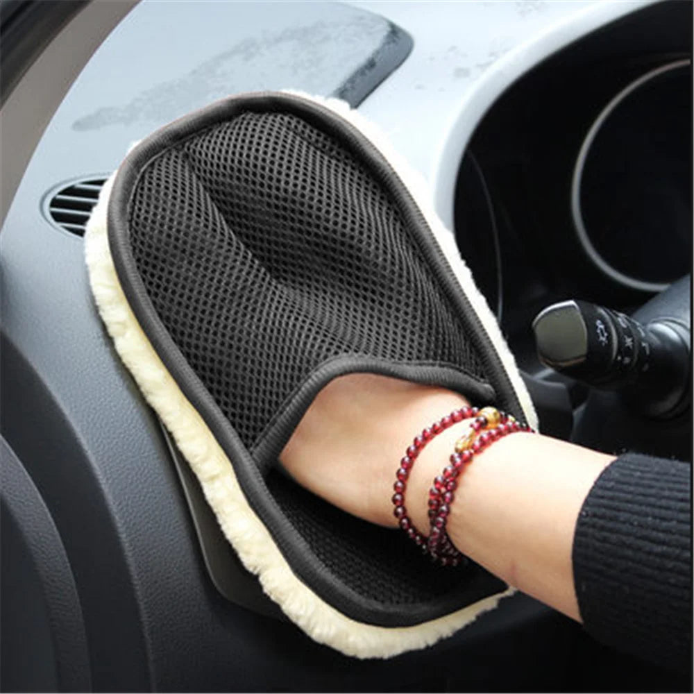 Car Styling Wool Soft cleaning for Mercedes Benz W211 W203 W204 W210 W124 AMG W202 CLA W212 W220 W205