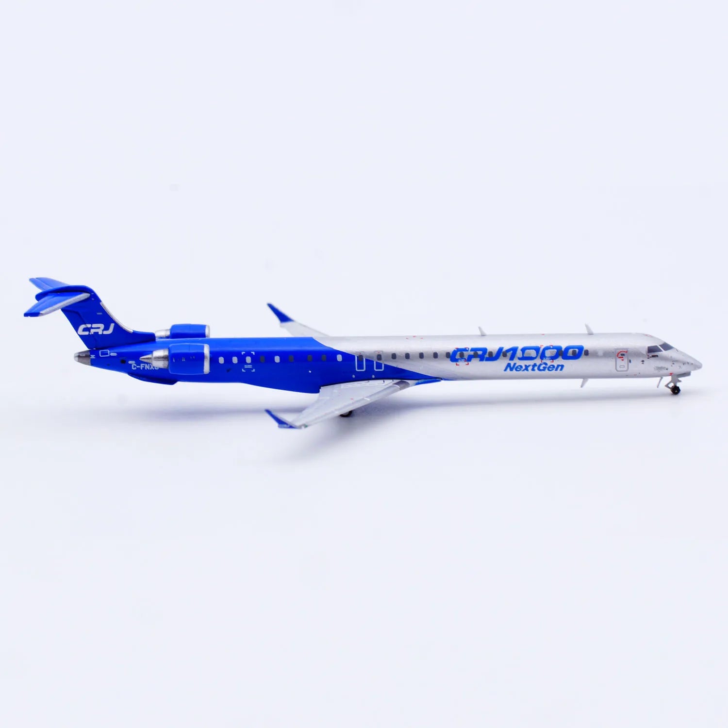 LH4407 Alloy Collectible Plane Gift JC Wings 1:400 Bombardier CRJ-1000 [House Color] Diecast Aircraft Jet Model C-FNXG