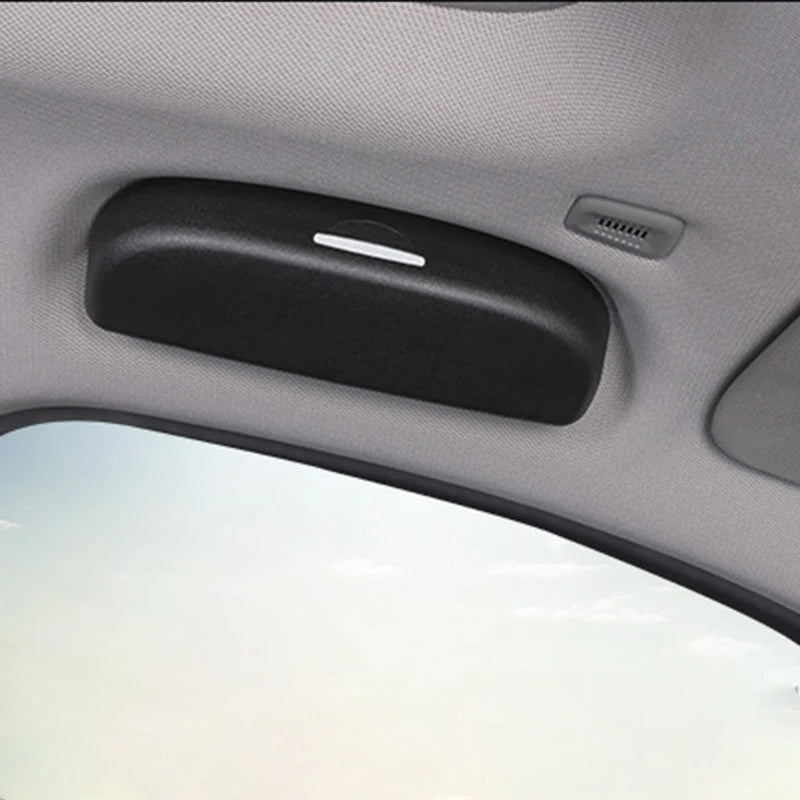 Car Sunglasses Holder Sun Glasses Box Eyeglasses Case for BMW X1 X2 X3 X5 F25 G05 F11 F20 I3 GT1 3 2 5 7 Series Mini Accessories