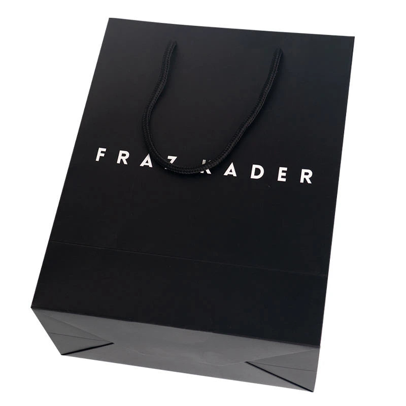 500pcs/lot Custom Luxury Paper Shopping Bags Printed Logo Retail Packaging for Clothing Gifts with Ribbon Handle