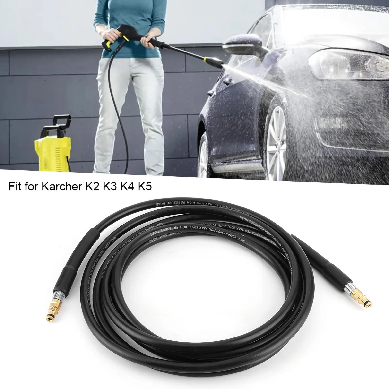 High Pressure Washer Water Clean Hose Car Cleaning Pipe Fit for Karcher K2 K3 K4 K5 Washer Hose Pipe High Pressure Water Pipe