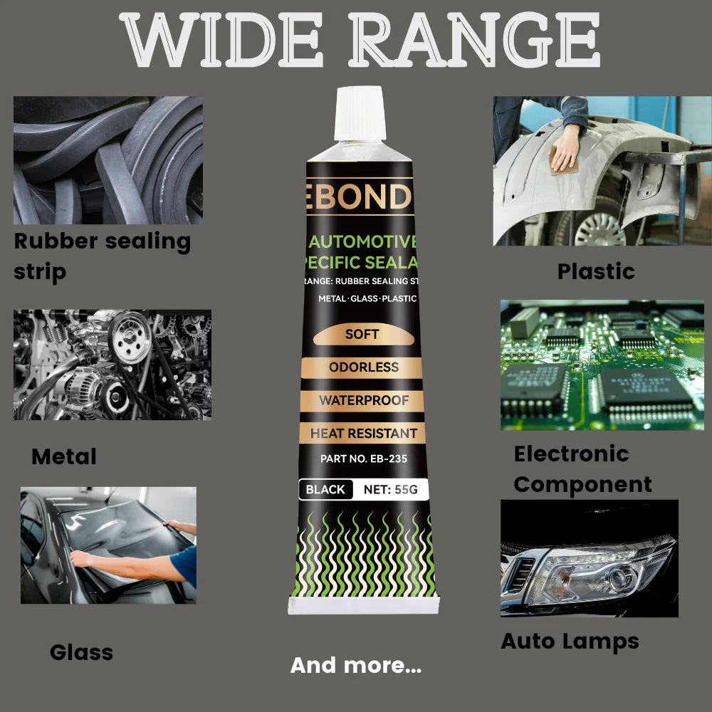 Car Windshield High Temperature Resistant Window Sealant Glue Waterproof Automotive Sealing Adhesive for Car Body Repair