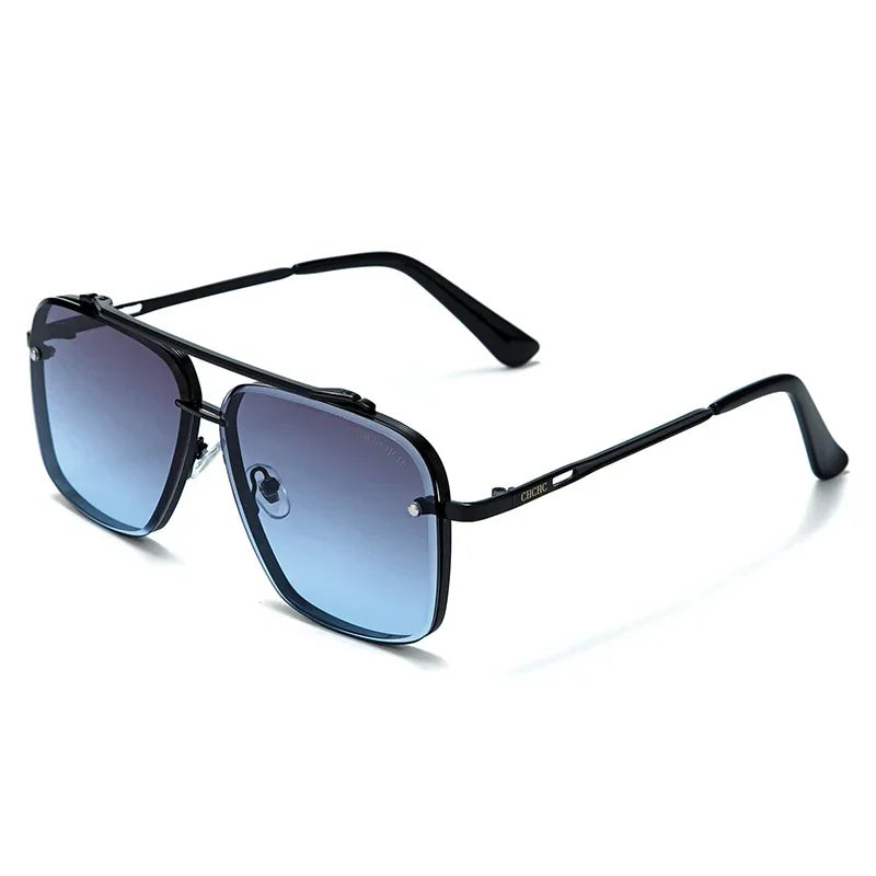 CH Elegant Large Frame Luxury Sunglasses Women Fashion Beach Classic Simple Light Versatile Eyewear