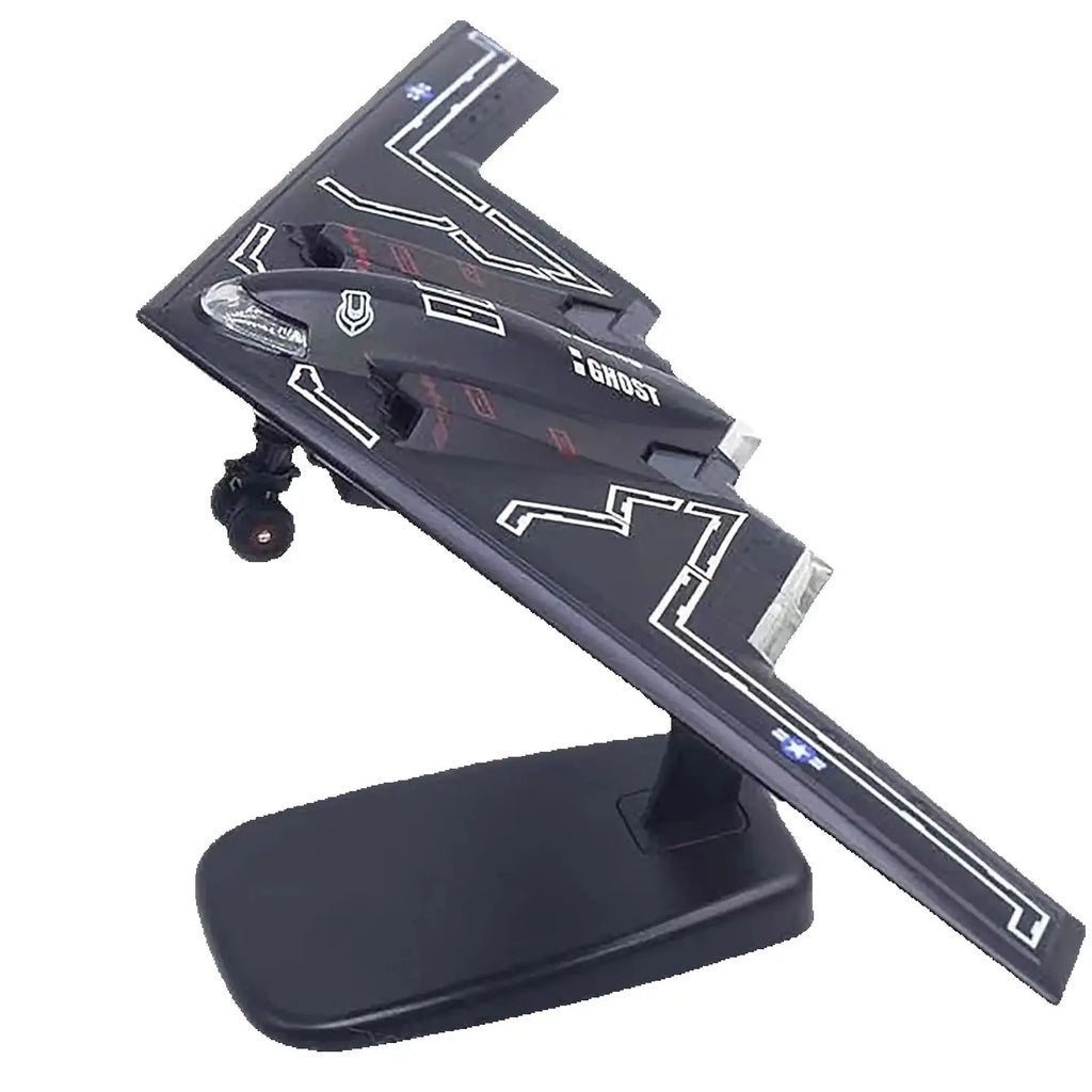 1/200 B-2A Metal Bomber Model Kits with Stand Stealth and Strategic Bomber Diecast Alloy Airplane Model Aircraft Collection
