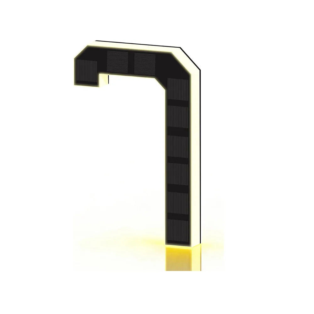 17CM Solar House Number Lights,House Sign Light Sensor, Address Sign Solar House Number Sign Led Address Number for Outdoor