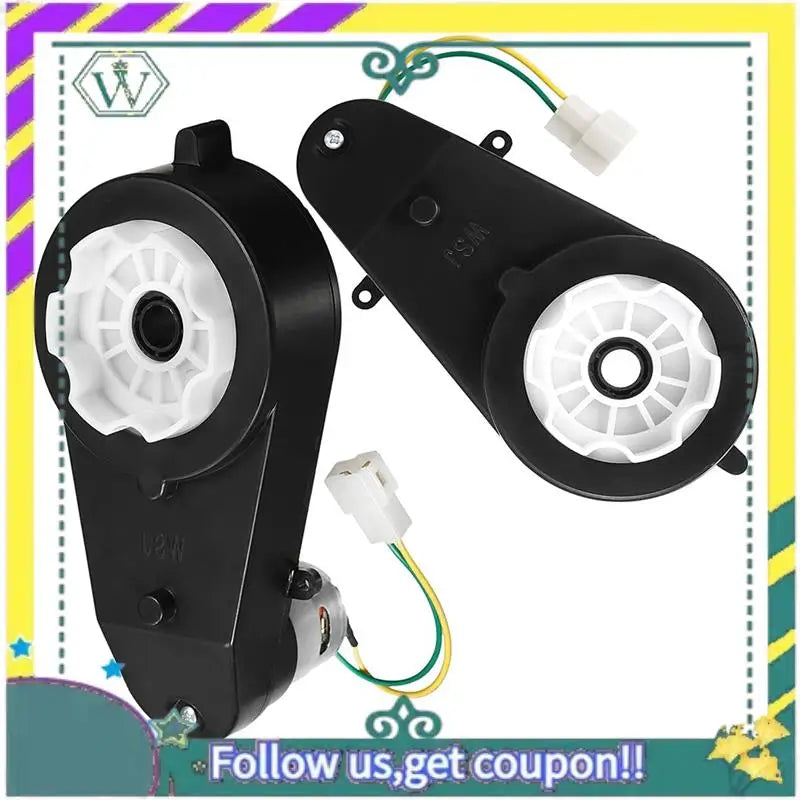Upgraded 24V Kids Ride On Car Gearbox 24V 40000RPM Motor 2Pcs Electric Motor Gearbox Motorcycles High Speed RS555 Drive Engine