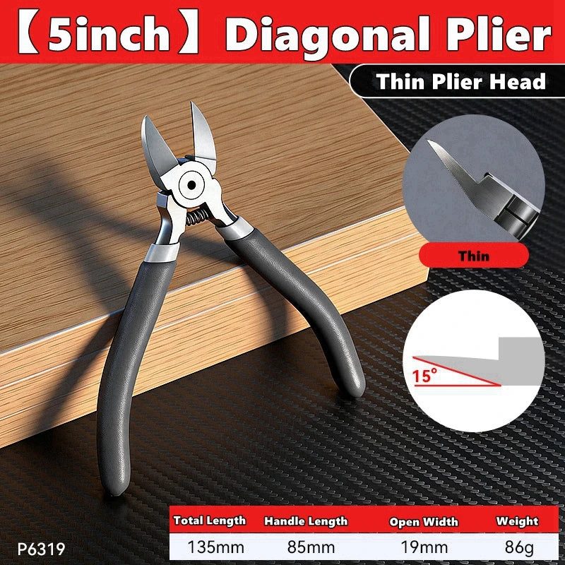 5inch 6inch 8inch Diagonal Pliers Universal Wire Cutter Mini Multifunctional Electric Hardware Hand Tool Electrician Wire Cutter