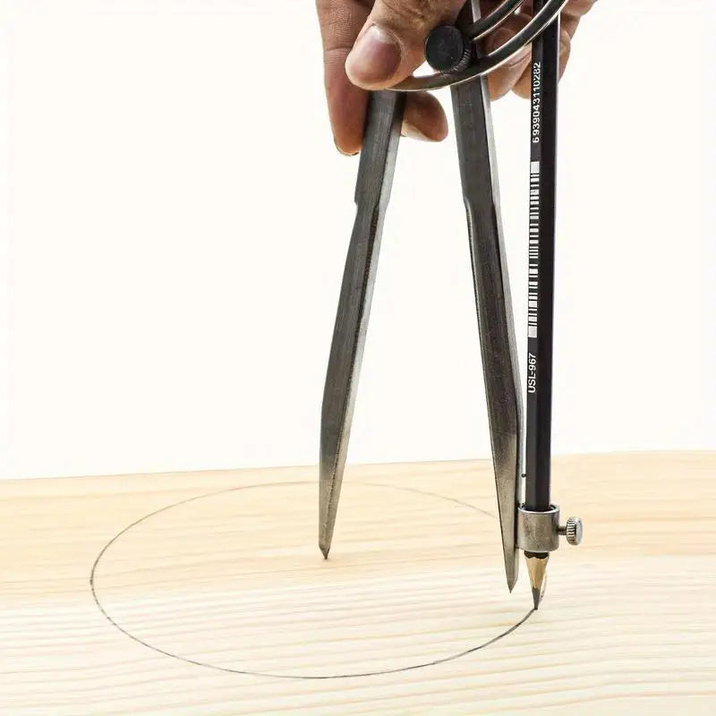 1Pc Multi-specification 12 Inch Woodworking Drawing Compass Precision Metal Adjustable Layout Tool for Carpentry Crafting