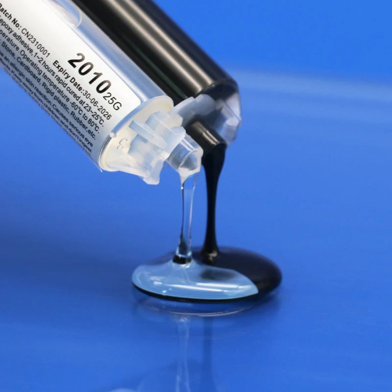 Black Epoxy Adhesive Fast Cured Bathroom Accessories Solar Panel Smart Repair 25g Liquid 2 Component 5 Minutes 2010 AB Glue Rapi