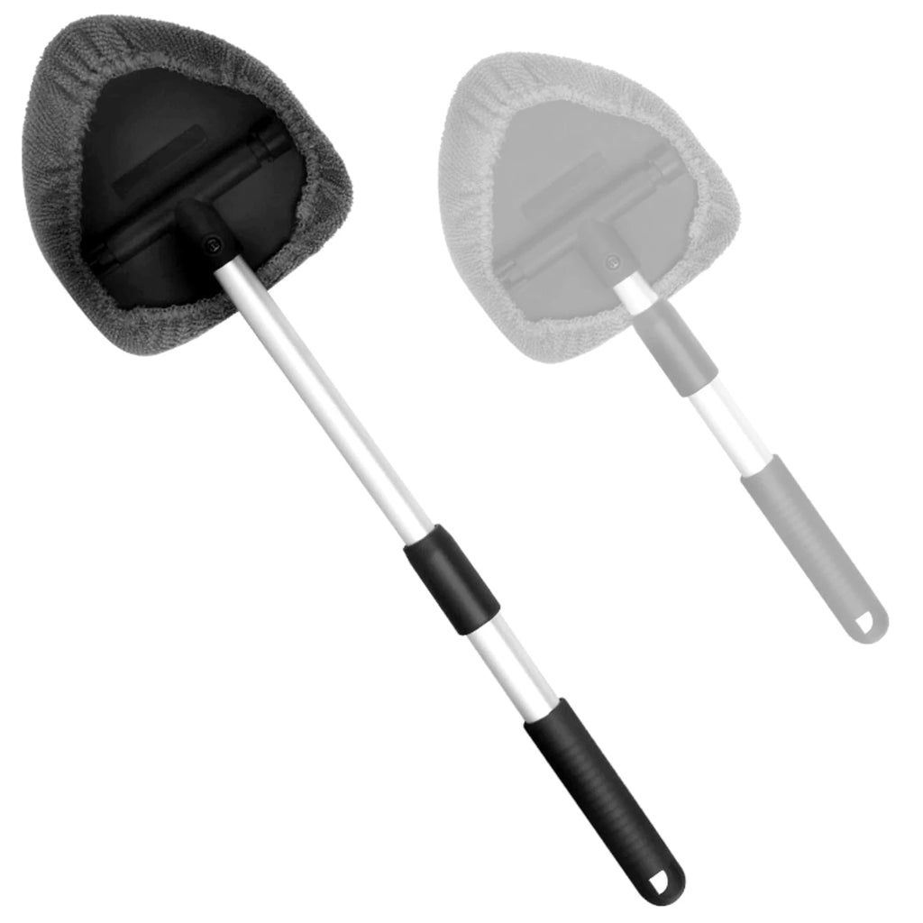 Window Scraping Mist Eliminator Microfiber Car Window Cleaner Telescopic Windshield Cleaning Tools Auto Accessories