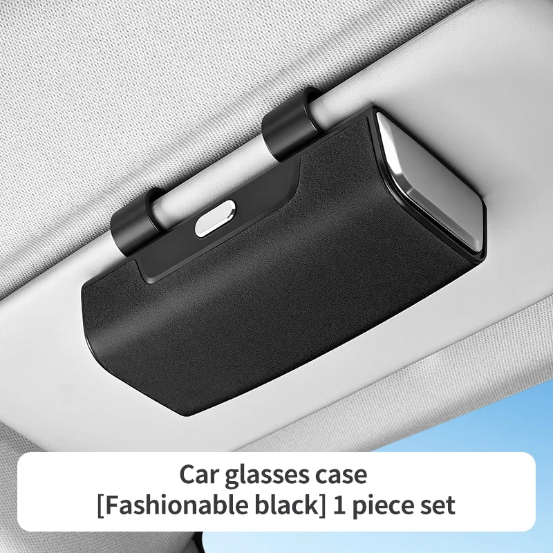 Car glasses storage box, car glasses clip, sunglasses storage box, comprehensive collection of multifunctional products in the c