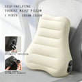 Automatic Inflatable Camping Inflatable Pillow Portable Ultralight Travel Hiking Air Sleeping Pillow for Neck and Lumbar Support