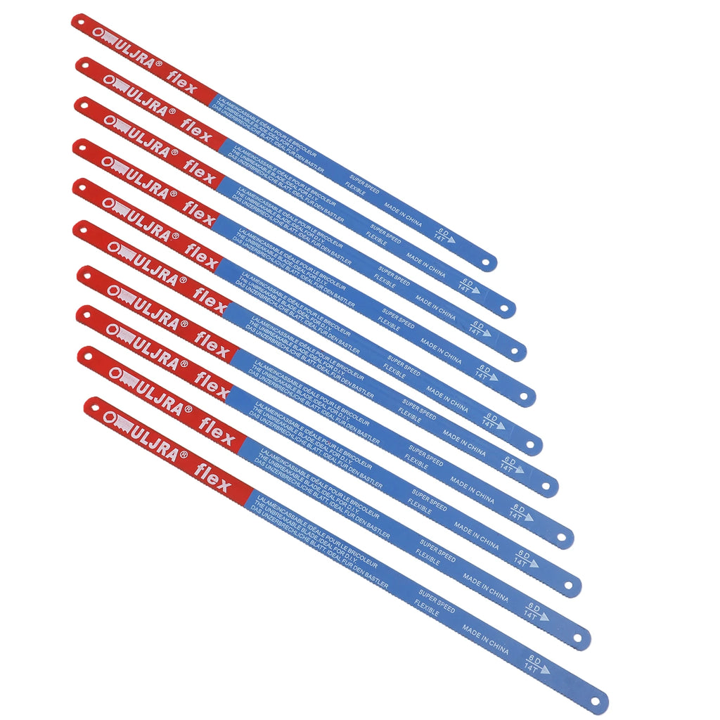 10PCS 300mm Bi-Metal Hacksaw Blade Hand Saw Blades 14T/18T/24T For Meat Wood Cutting Woodworking Tool
