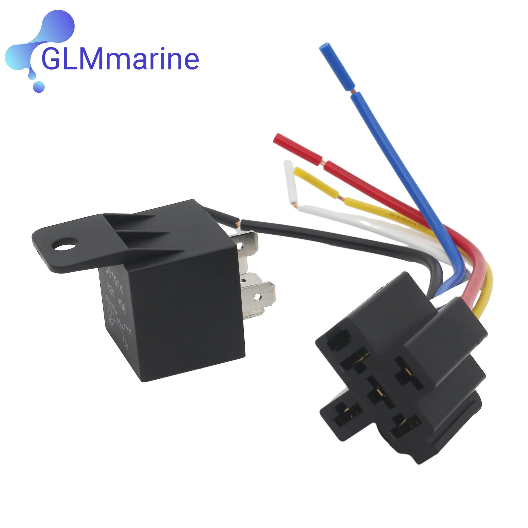 Trim Tilt Motor Relay with Connector 876040-7 854357-1 for Volvo Penta AQ AD BB MD TAMD TMD 230 250 280 290 Engines 876039-9