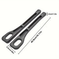 2Pcs Car Seat Gap Filler Organizer, PU Waterproof Seat Gap Plug Strip with 2 Grooves Design, For Auto Interior Gap Storage