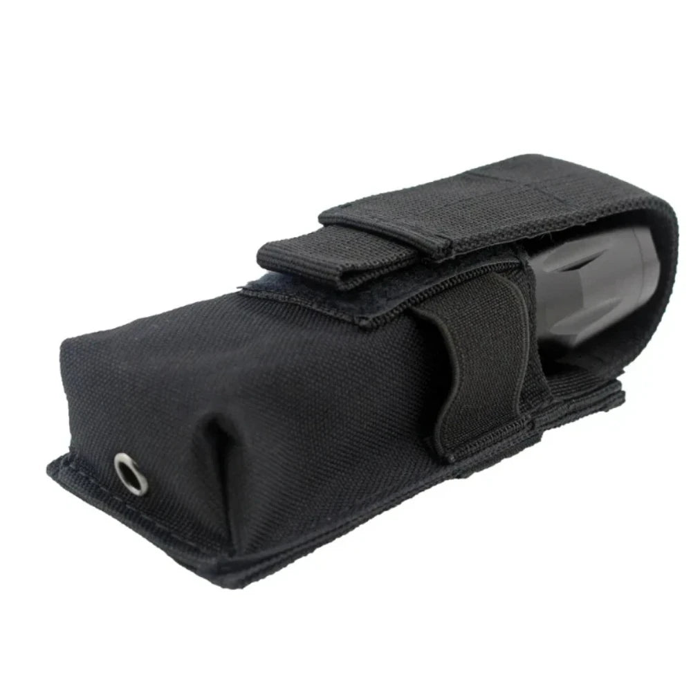 Tactical Magazine Pouch Pocket Camouflage Storage Bag With Belt Hook Outdoor Leisure Flashlight Pouch Flashlight Holder Set