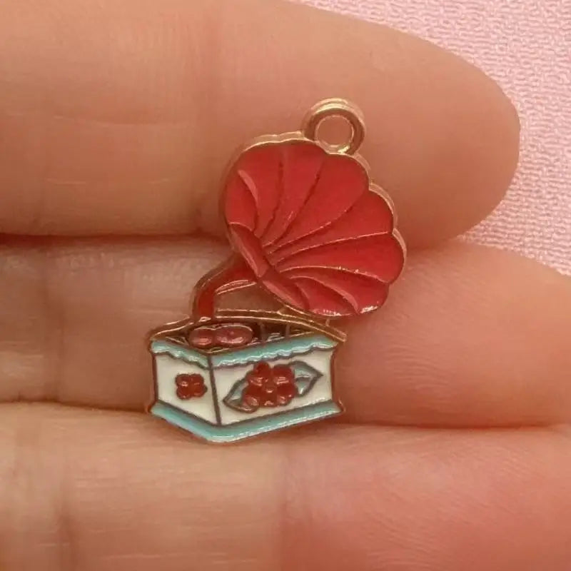 10pcs 20 oil dripping retro nostalgic bicycle sewing machine camera pendant DIY alloy jewelry accessories pendant
