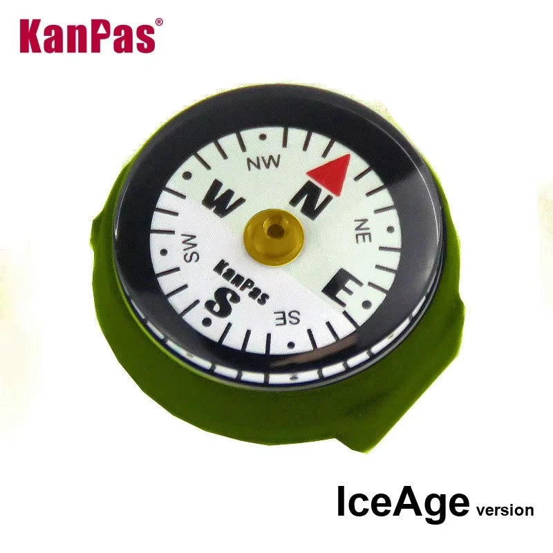 KANPAS Watch Band Compass Wrist Strap Compass Waterproof Mini Luminous  Magnetic for Outdoor,Camping,Hicking,Survival