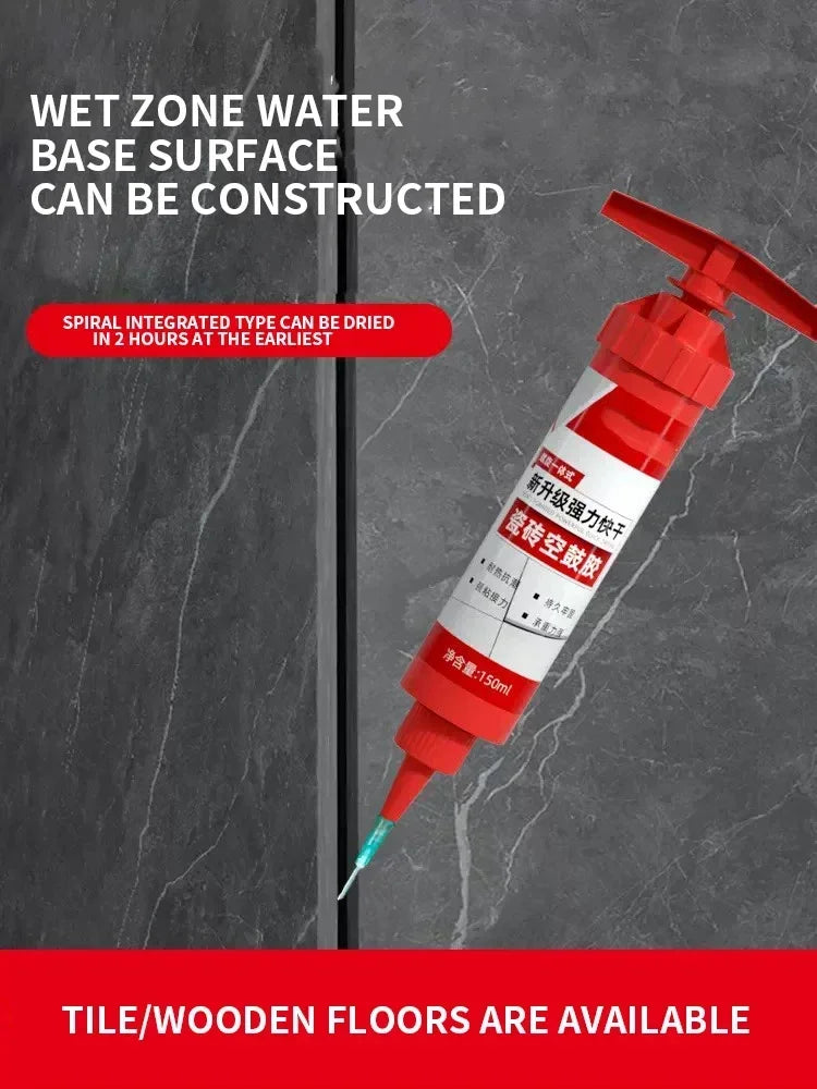 Quick Drying Ceramic Tile Hollow Drum Special Adhesive Strong Adhesive for Repairing and Repairing, Tile Warping, Injection fill