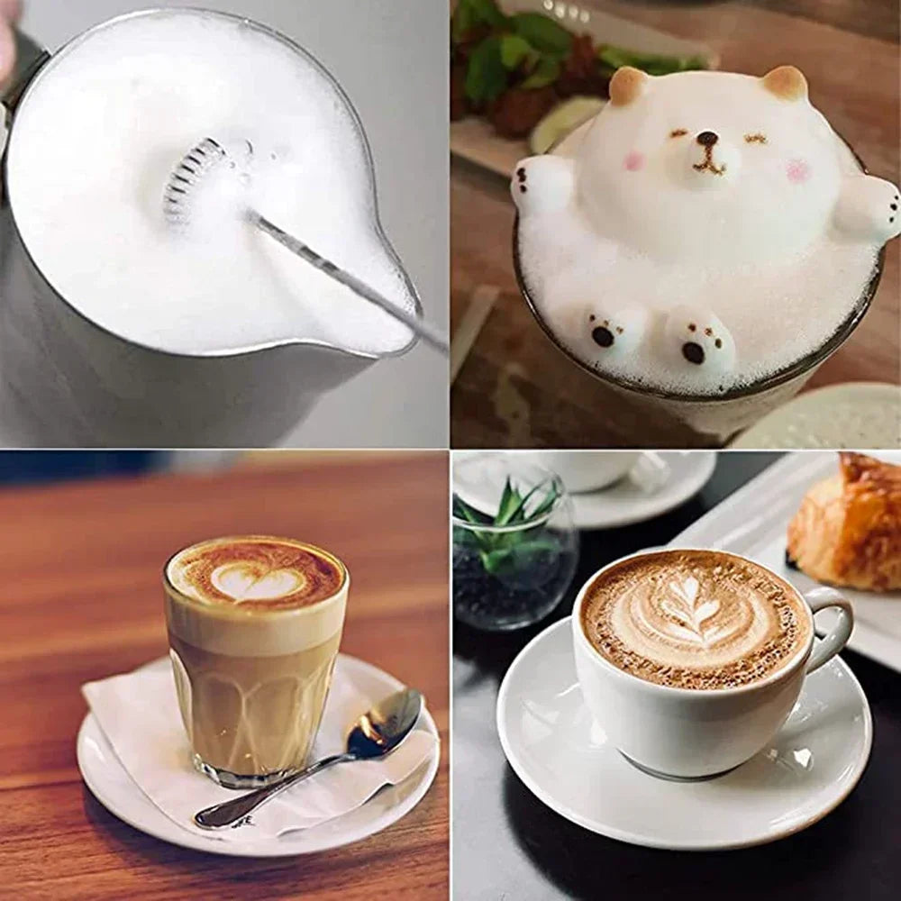 Wireless Electric Milk Frother Handheld Egg Beater USB Rechargeable Handheld Coffee Mixer Milkshake Mixer Frother Food Mixer