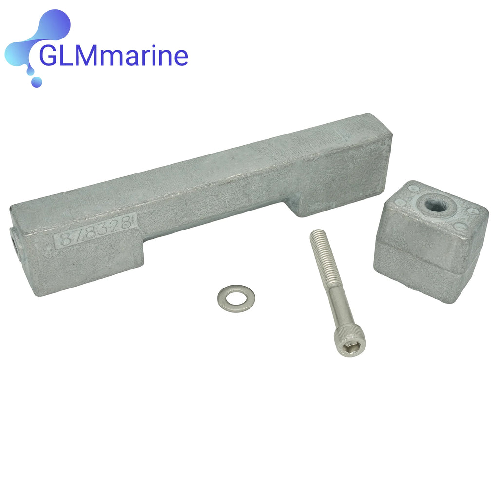 0436745 433580 Boat Engine Parts Zinc Anode Kit for OMC BRP Johnson Evinrude 90-225 Hp 1991 and Later Motors 393023 5007089