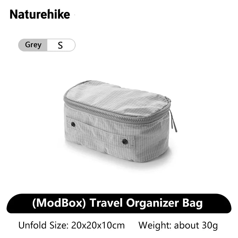 Naturehike ModBox Travel Storage Bag Portable Outdoor Camping Business Trip Suitcase Clothing Separator Makeup Organizer Bags