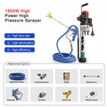 1800W Portable High-pressure Sprayer, DIY Multi-functional Putty, Waterproof Coating, and Cement Spraying Machine