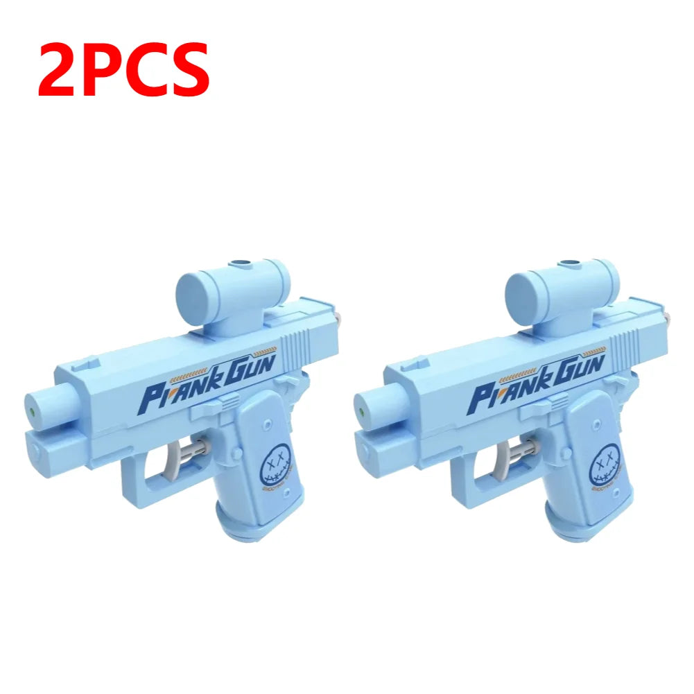 5-1PC Handheld Water Prank Gun Two-Way Spray Trick Reverse Water Gun Summer Outdoor Pool Watergun Toys Pistola de agua de broma