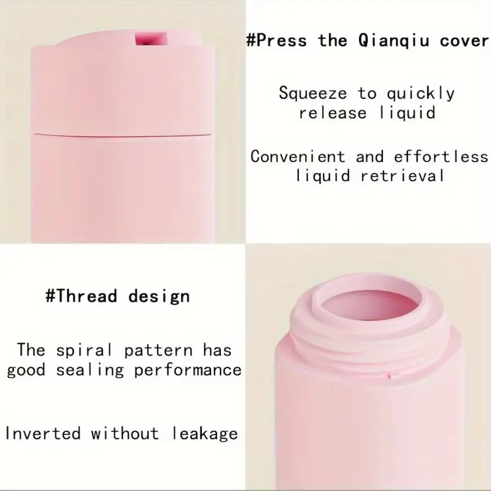 Silicone Travel Bottle Set Leak-proof Odorless Toiletries Bottle Set Convenient Squeezable Container Lotion Storage Bottle