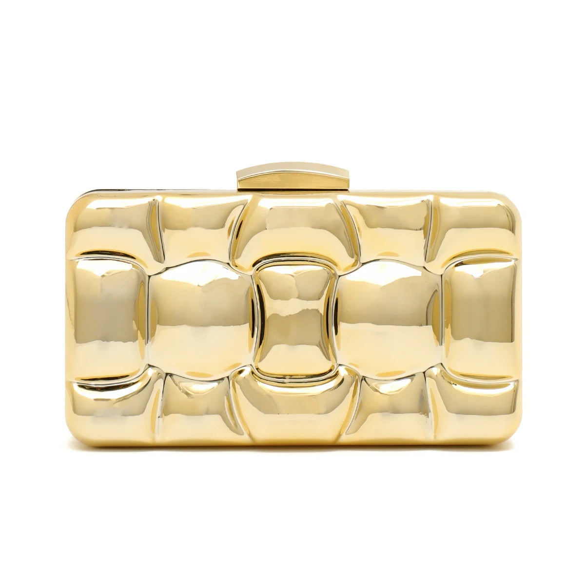 CR Brand Fashion Chic Design Clutch for Women Glamorous Luxury Evening Bag Hard-case Long Chain Purse for Dinner Party Banquet