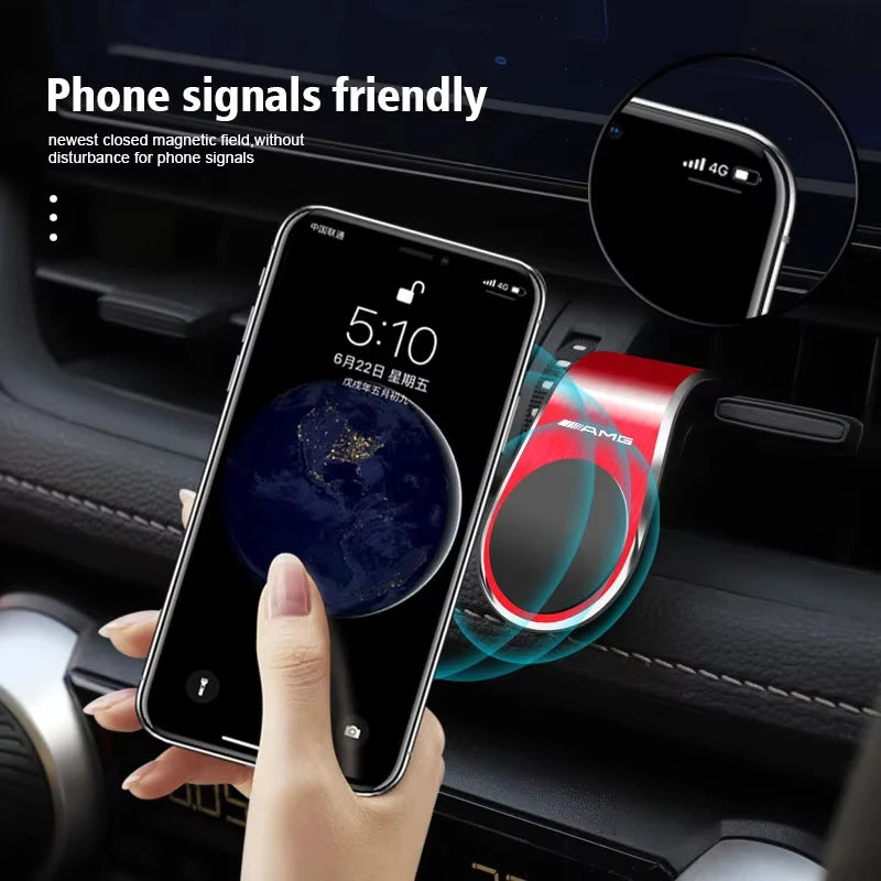 Magnet Phone Holder GPS Stand Air Vent Clip Car Accessories For Mercedes Benz AMG W206 W204 W205 W203 W211 W212 W213 W169 W220
