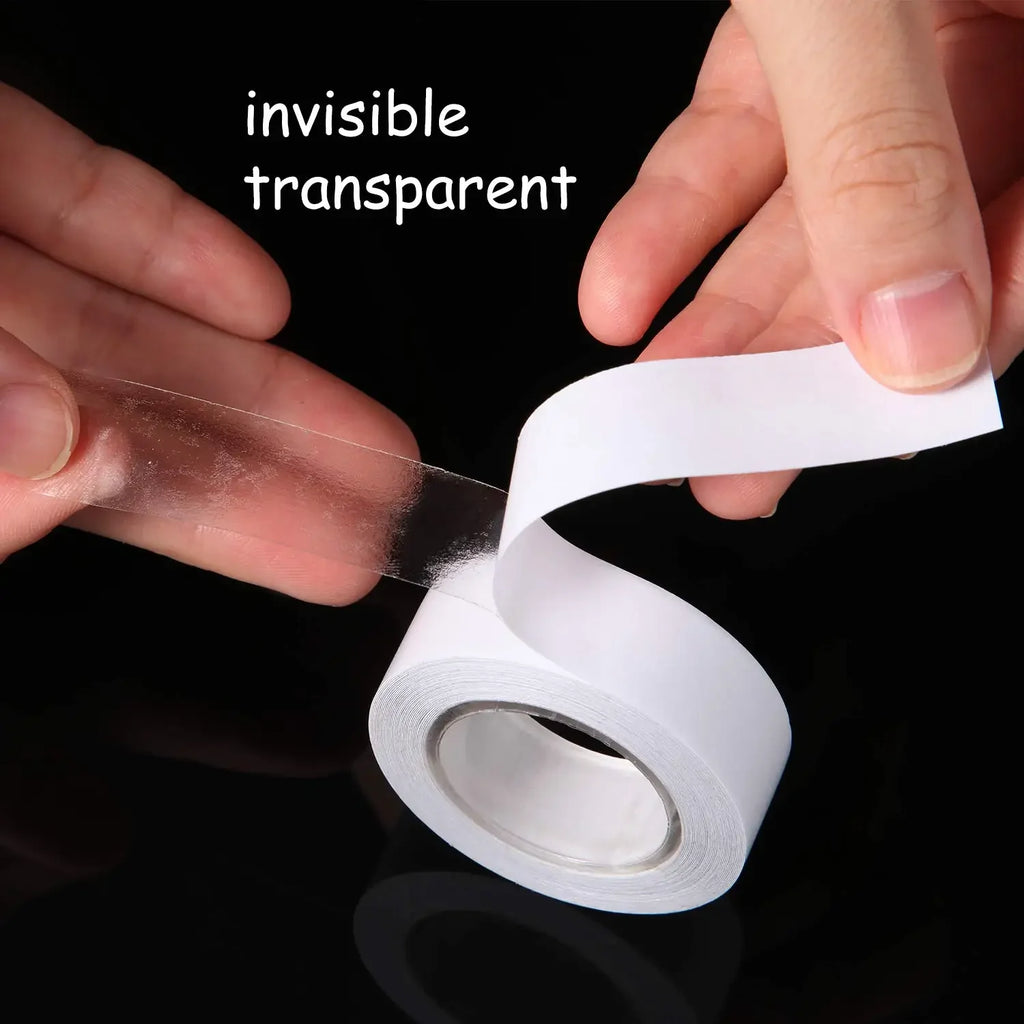 16 Feet Double Sided Fashion Body Tape Self Adhesive Beauty Tape Clear Clothing Tap for Secret Women Dress Wedding Prom Lingerie