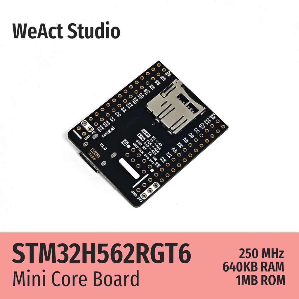 WeAct STM32H562RGT6 STM32H562RG STM32H562 STM32H5 STM32 Core Board Demo Board