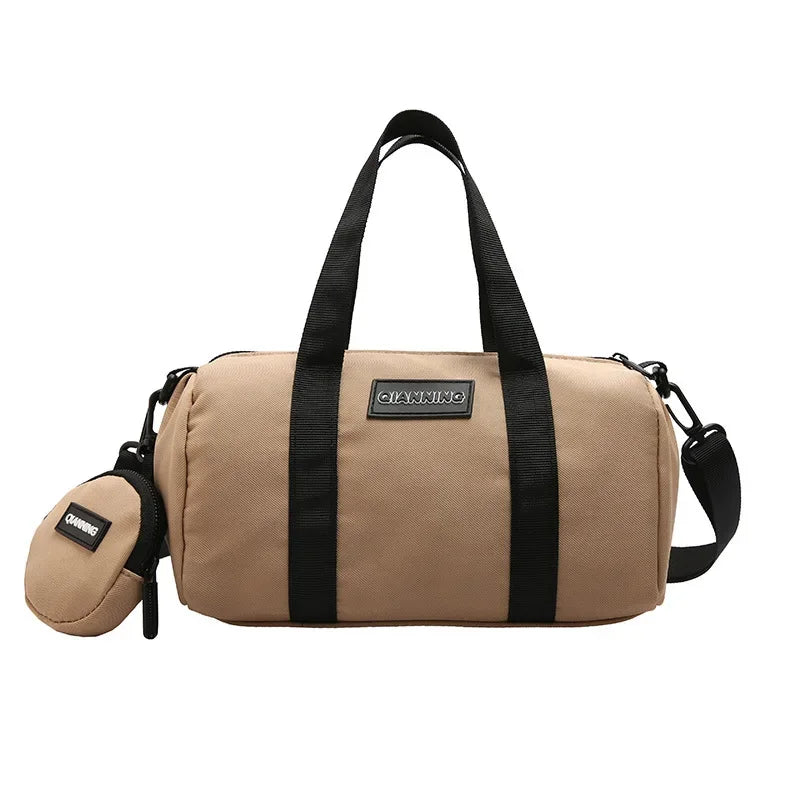 Modern Sporty Style Mega-Storage Shoulder Bags with Coin Holder, Pupil Nylon Handbag Casual Unisex Side Bags