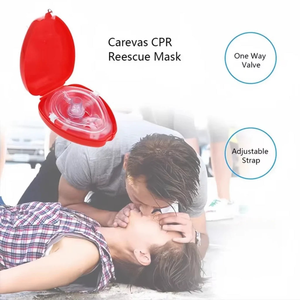 CPR Mask Adult Child Pocket Resuscitator Emergency First Aid Rescue Training Medical Oxygen Breathing Survival Equipment