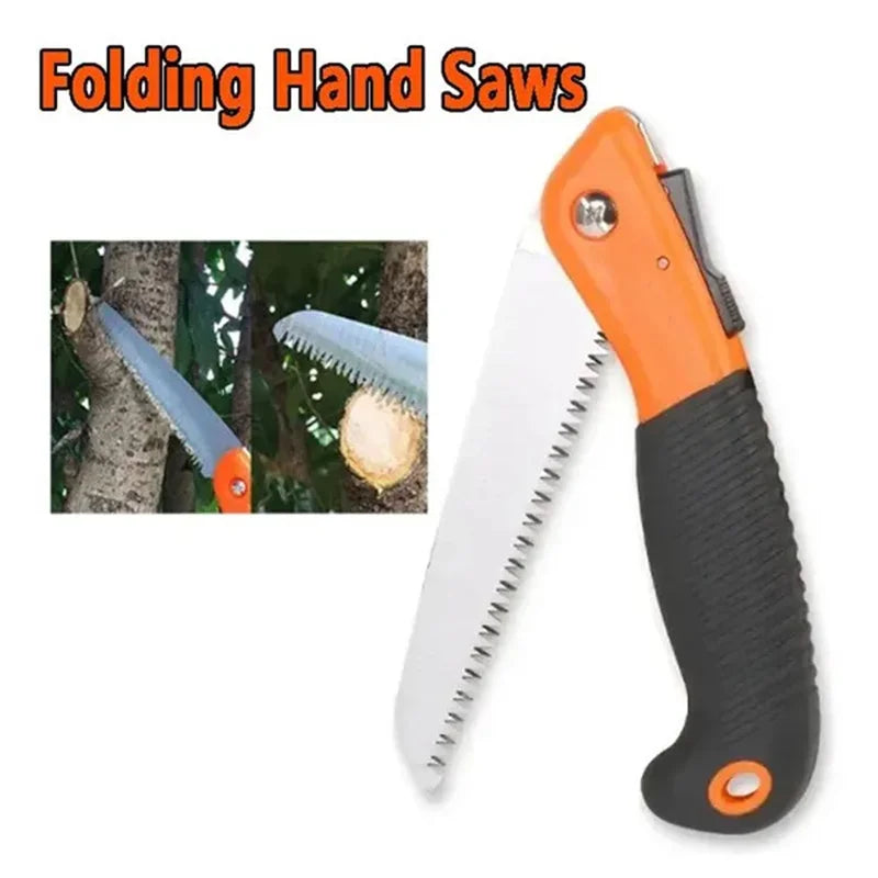 1pc Folding Pruning Saw Multi-purpose Gardening Folding Pruning Tools Outdoor Folding Saw For Logging Gardening Woodworking